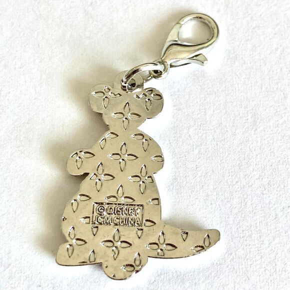 Vtg Disney Kanga Roo Winnie the Pooh Clip On Charm Zipper Pull Purse Bag Signed - Picture 5 of 8